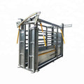 Galvanized Heat Cattle Crush Squeeze Chute 6 Feet High Durable Powder Coated Fence for Ranch Yards Animal Fencing 3D Modeling
