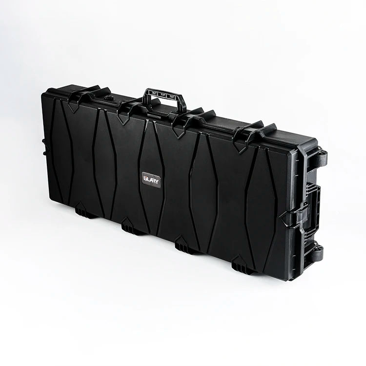 GLARY Shockproof Gun case Double Arrow Archery Bow case Box With Foam Durable Hard Compound Bow case Box for Hunting Sports