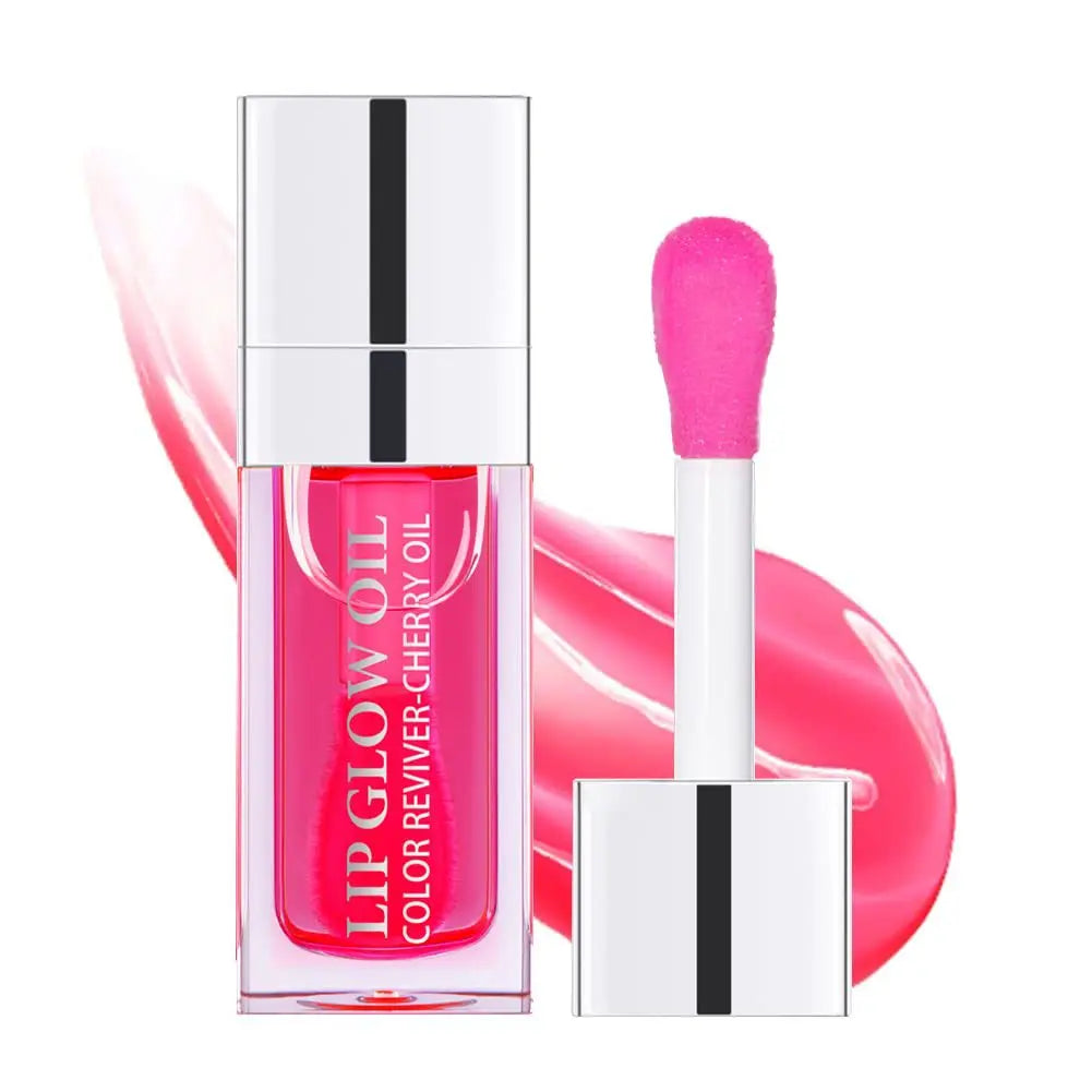 Vegan Magic Lip Oil Color-Changing Herbal Formula Moisturizing Shiny Shimmer Natural Fruit Flavor Private Label Wholesale Lip