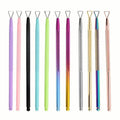 Portable Manicure Salon Tool Stainless Steel Nail Dead Skin Pusher Nail Cuticle Remover Pusher