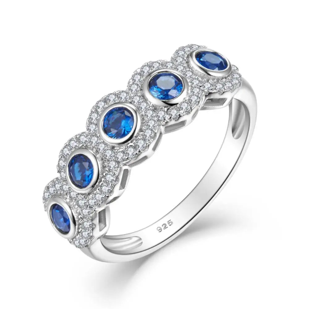 2024 New S925 Silver Plated Velvet Ribbon Ring Handmade Dazzling Touch Group Inlaid Wedding Proposal for Female for Parties