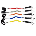 Yonk 150cm Stretch Coiled TPU Material Surf Board Leash with Stainless Steel Rotating Head Paddle Foot SUP Leash and Leg Ropes
