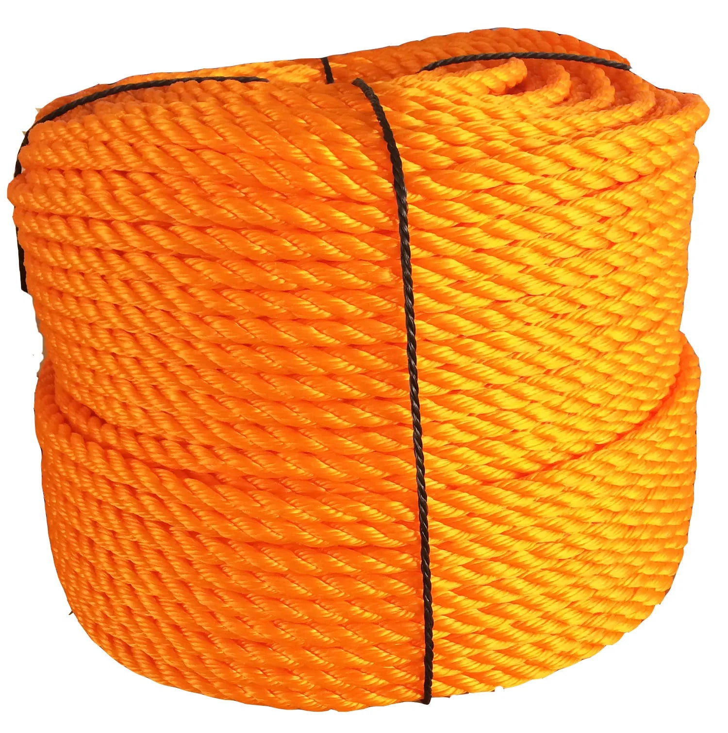 Orange 3-Strand Twisted PE Polyethylene Rope for Packaging for Philippines Markets