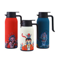 Latest Hot Selling Coffee Pot Exquisite Chinese Style Printed Portable Stainless Steel Thermos Water Bottle With Temperature Dis