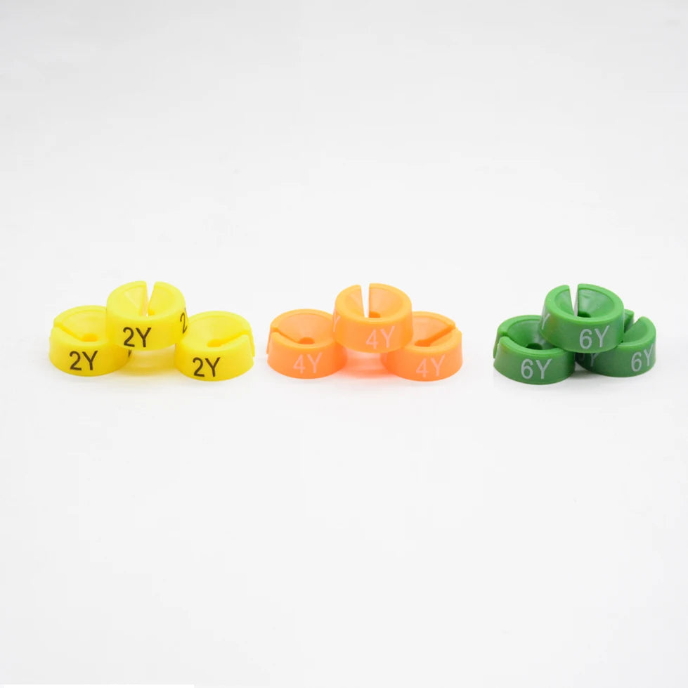Sizer Tag 2Y 4Y 6Y 8Y 10Y 12Y  Kids Hanger Size Labels Plastic Garment Size Marker for Hanger Display Clothes