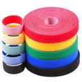 Custom Wire Harness Nylon Back to Back Hook and Loop Adjustable Velcro Tape Self-adhesive Double Side Hook and Loop Tape