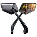 Upgraded Anti-Shake Convex Glass Bike Mirror Rear View Motorcycle Side Mirror Bike Universal for Handlebar