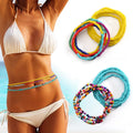 Wholesale Bohemian Multi Layer Colored Rice Bead Waist Beads From China