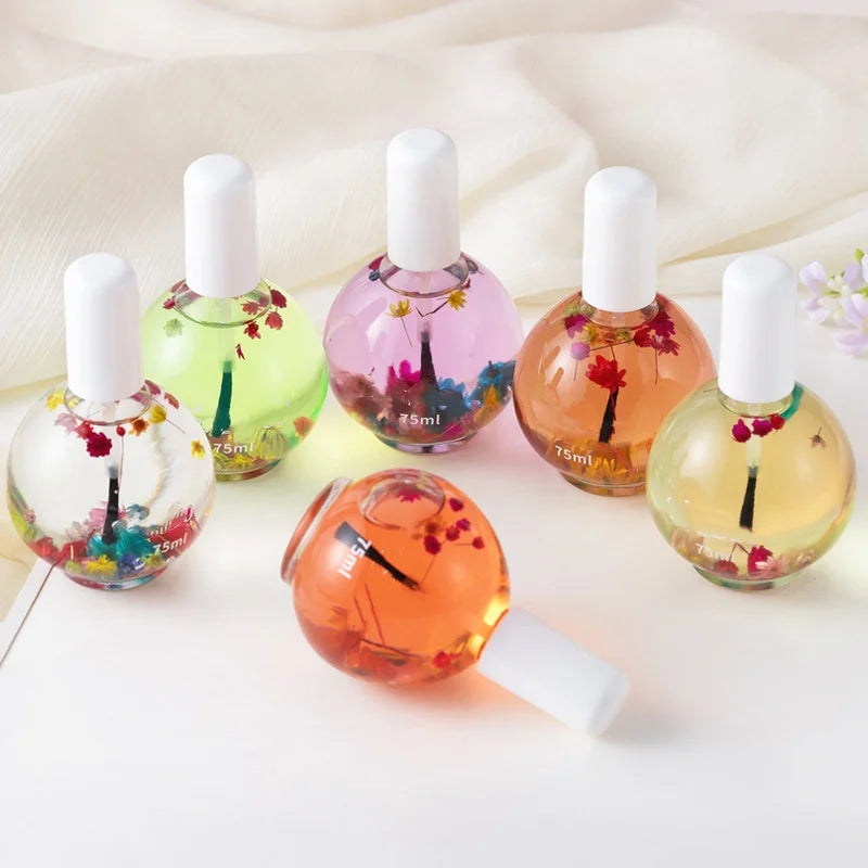 Destly Hot Sale 75ml Private Label Cuticle Oil Custom Cuticle Oil Pen Nail Care Dry Flower Nutrition Cuticle Oil for Manicure
