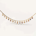 Birthstone Zircon & Gems Stone 925 Sterling Silver Charm Necklace