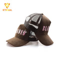 New Fashion Breathable Unisex Canvas Mesh Trucker Cap Adjustable Comfortable Suede Heat Transfer Printed Logo Beach Casual