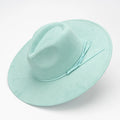Wholesale 2024 Wholesale Wide Brim Fedora Hats in Suede With Tissue Valentines Day Gift Red Color Hats Ready to Ship