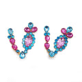 Fashion Mix Color Charm Shoes Ornaments Crystal Rhinestone Applique Trim Chain for Sandal Upper Stone