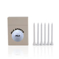 High Quality Custom Cigarette Golf Tees Box Packaged 70MM 83MM Bamboo Golf Tee