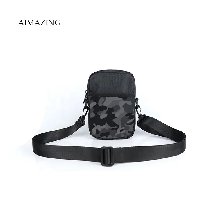 New Waist Bag Smell Proof Accessory Durable Travel Storage for Smoking Zipper Closure Made Nylon