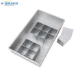 Numbers Monogram Shaped Cake Pan Rectangular Mould Movable Type Cake  Baking Tools Non-stick Aluminum Alloy Anodized Cake Mold