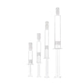 1/2/3/5/10ml Plastic Water-Light Needle Tube with Press Pump for Eye Cream for & Skin Care Serum Storage