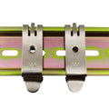 DIN Rail HS-F35 35 MM Metal Installation Bracket Buckle Plate and Rail Fixing Bracket Metric Measurement System