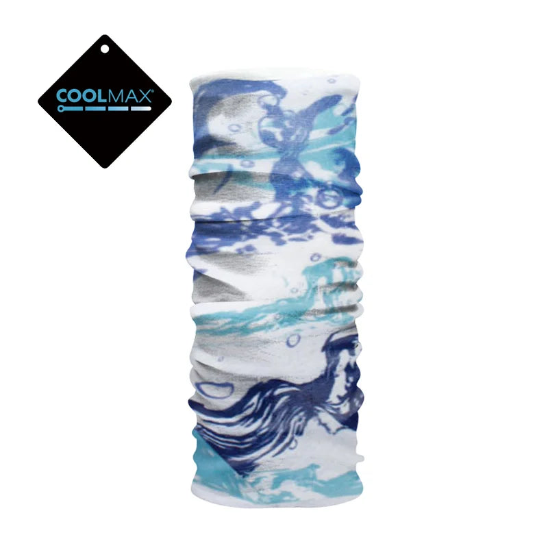Custom Printed Seamless Cooling Tube Coolmax Bandana Quick-Drying Outdoor Headwear with Stretchable Band Traditional Scarf Shawl