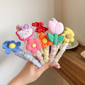 Wholesale Cute Soft Cute Headband Candy Color Children's Hair Accessories Custom Silica Gel Colorful Cartoon Hair Hoop