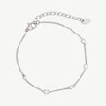 Chris April 316L Stainless Steel Bracelets Bulk Zircon Charms for Jewelry Making Italian Charm Bracelet Bulk