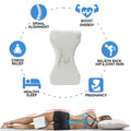 Good Selling Memory Foam Surgery Leg Knee Ankle Elevation Wedge Pillow with Bamboo Cover Removable Washable for Pressure Relief