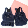 Wholesale Jeans Denim Couple Pet Dog Shirt Dress Clothes