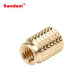 Automotive Plastic Housing Inverse Vanes Cold Press or Hot Melt Brass Insert Nut