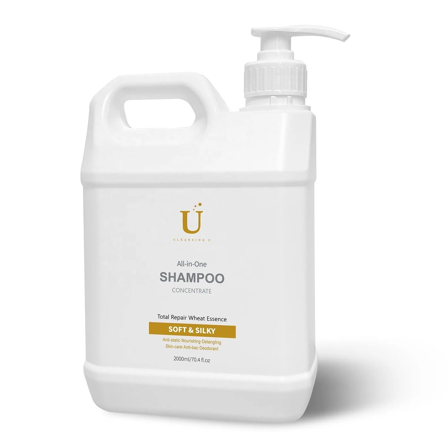 Cleansing U Duschgel 2000ml Wheat Protein Dog Shampoo Nourish and Moisturizing Pet Skin Pet Bath Body Lotion Dog Shampoo