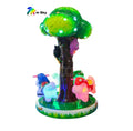 3-Horse Fiberglass Touch Voice Interactive Merry-Go-Round Carousel Coin-Operated Indoor/Outdoor Kids' Ride Home Commercial Use