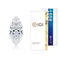 Factory Price Lab Grown Diamond Marquise Shape IGI Certified HPHT CVD Lab Created Diamond Gemstone