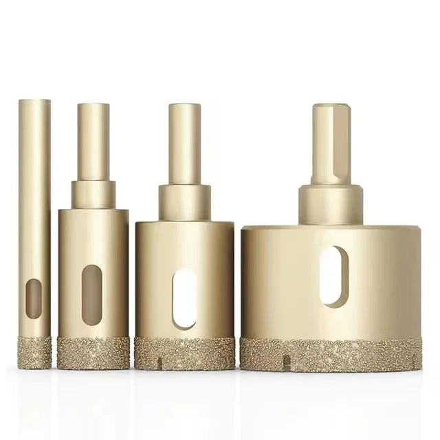High Performance Diamond Dry Vacuum Brazed Ceramic Tile Drill Bits for Tiles Glass Porcelain Brick Stone Like Granite Marble