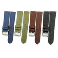 18 19 20 21 22 23 24mm Leather Nylon Canvas Fabric Watch Band Watch Strap