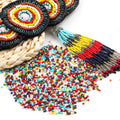 2mm Porcelain Colors 10 Grams Bottle Jewelry Loose Glass Beads  Rocailles Round Bead for Bracelet
