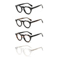 Fashion Artistically Designed Comfort Focused Round Acetate Optical Frames for Daily Wear Settings Workplaces Social Gatherings