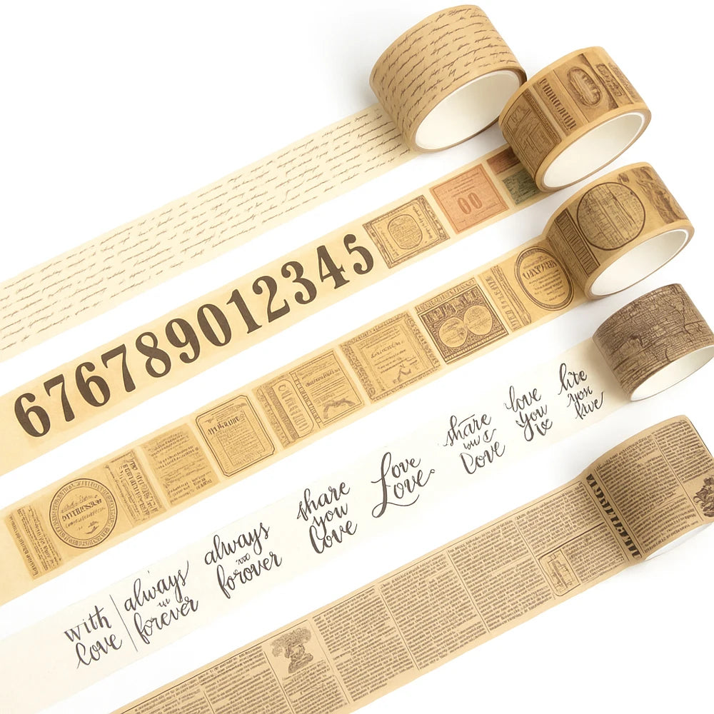 Custom High Quality Vintage Washi Tape Free Samples Washi Tape Manufacturer
