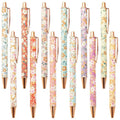 Novelty Metal Aluminium Rose Gold Business Promotion Logo Pen with Flower Design for Women