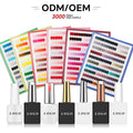 Vendeeni Factory OEM/ODM Nice Nail Gel Polish 3000 Colors Fashion Solid Uv Gel Soak off Non Toxic Custom Brand Private Label