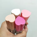 New Heart Shaped Empty Big Wand Celar Liptint Lipgloss Container Tubes 5ml Cosmetic Packaging Lip Gloss Tubes