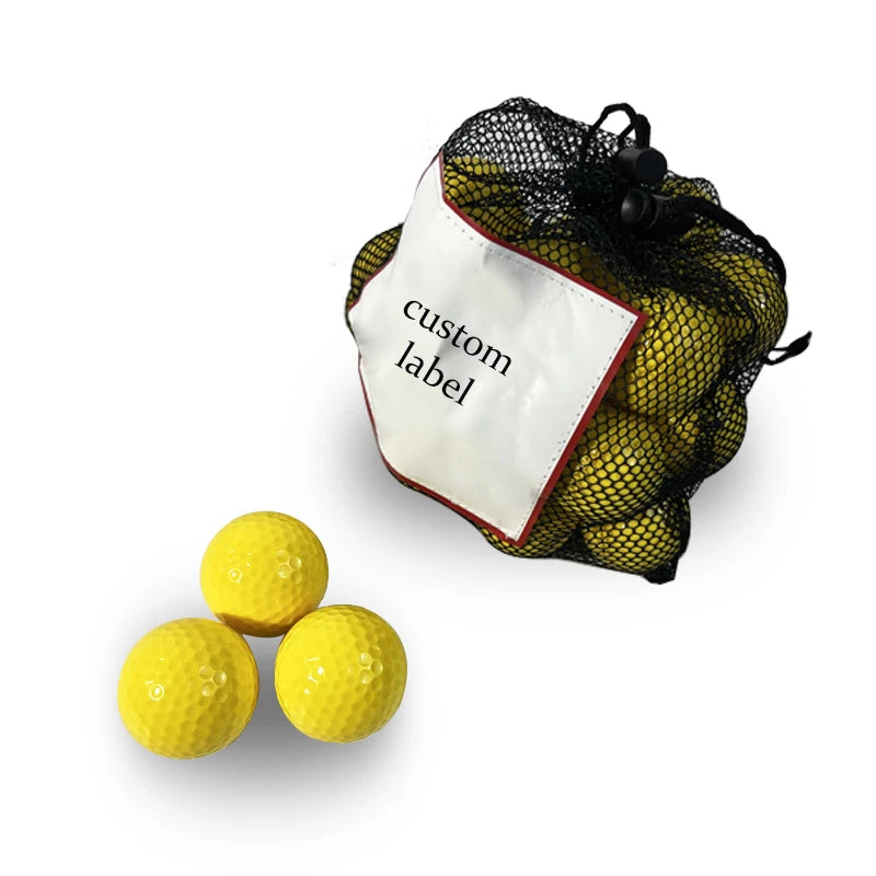 Golf Driving Range Ball Ball De Golf With Mesh Bag 30 Balls Packaging