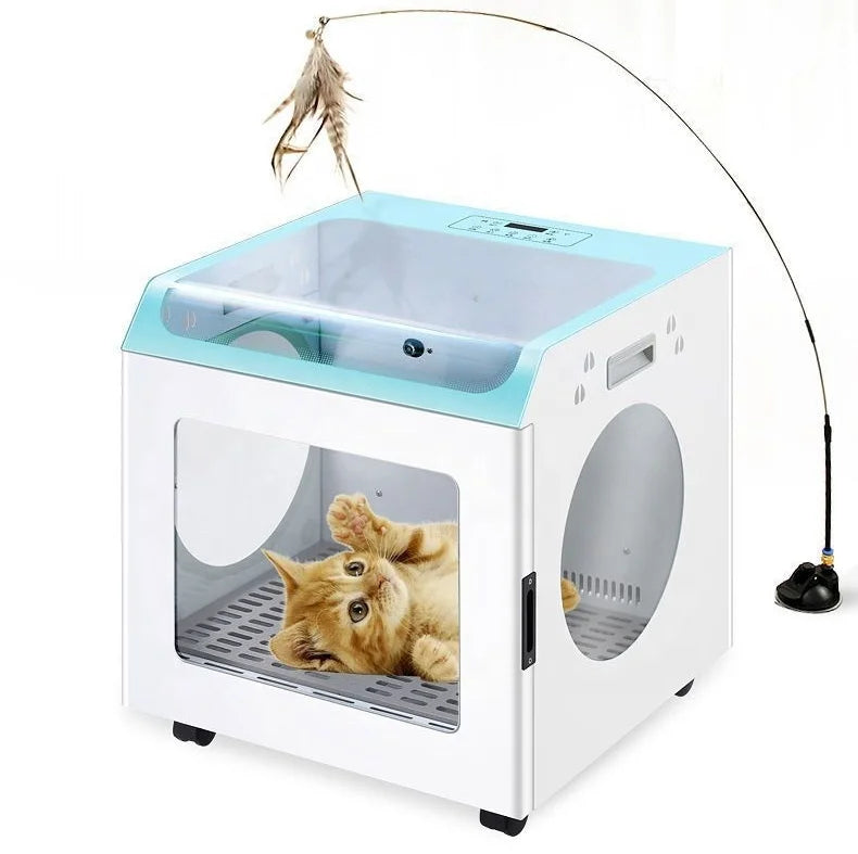 Large Capacity Automatic Pet Dryer Box Smart Temperature Control Pet Hair Dryer Ultra Quiet Cat Dryer Cage for Pet Grooming