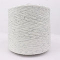 Wholesale Eco-Friendly High Tenacity Fancy 100% Combed Cotton Blended Yarn 3mm Transparent Sequins for Hand Knitting Embroidery