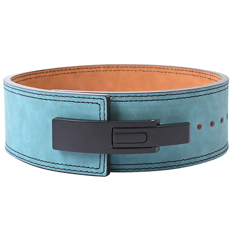 2023 Custom Logo 10MM Breathable Cowhide Workout Waist Protect Weightlifting Powerlifting Gym Belt