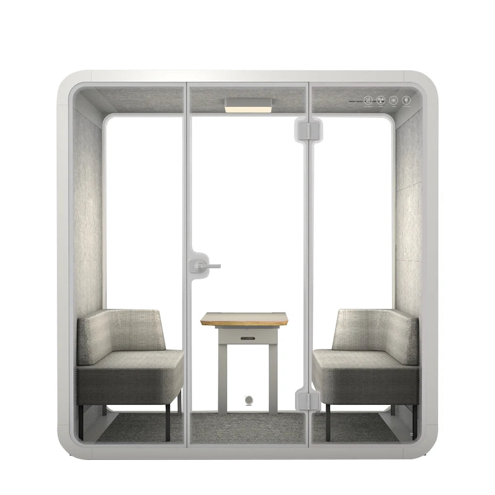 Indoor Office Pod Low Noise Great Ventilation System Easy Assemble Soundproof Office Phone Soundproof Booth