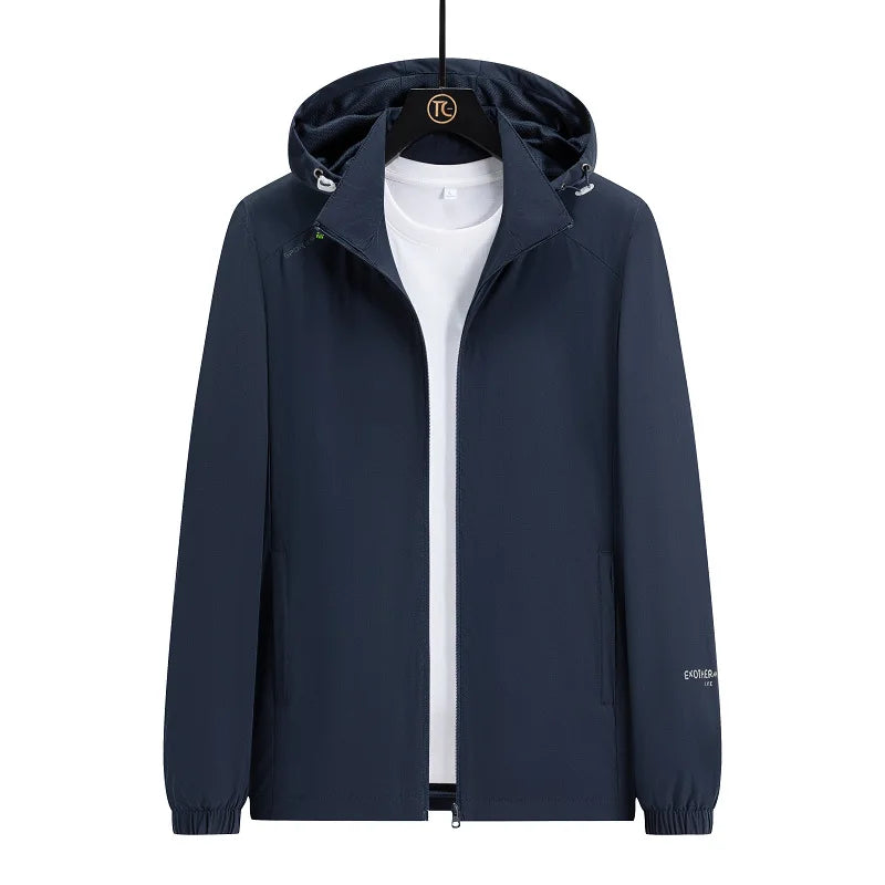 Professional Men's Lightweight Waterproof Tactical Rain Fleece Lined Anti-Static Feature Soft Shell Work Jacket