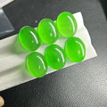 Wholesale Price High Quality Natural Jadeite Loose Gemstone Flatback Cabochon Beads Burmese Jade Stone