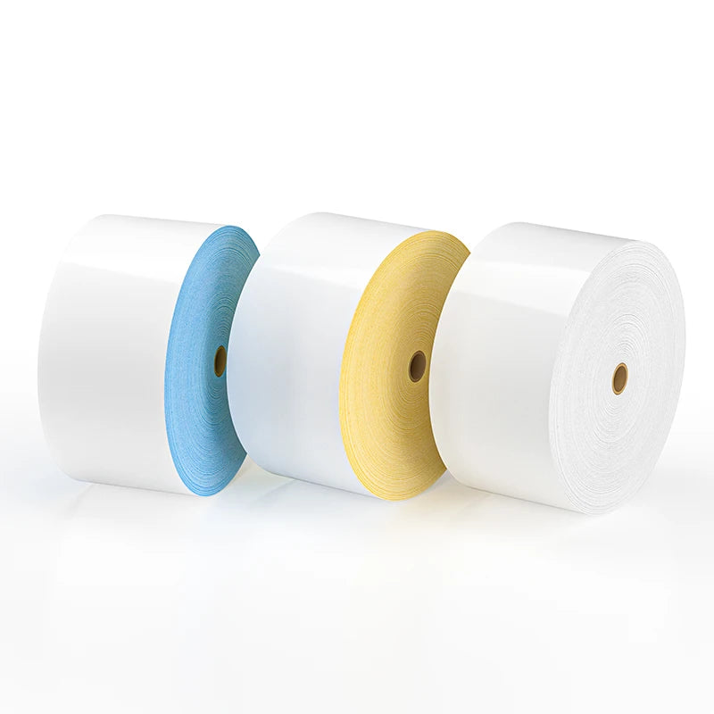 Direct Sales PP Label Jumbo Roll Self-Adhesive Hot Melt Waterproof Masking Film Sticker Printing Raw Material Gloss White Film