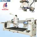 HUALONG Machinery HKNC-500 Italy CNC Bridge Saw 5 Axis Countertops 3D Marble Granite CNC Stone Cutting and Milling Machine