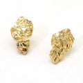 PE Jewelry Box Packing Anti-allergy 18k Gold Plated Copper Geometric Pattern Irregular Niche Design Earring