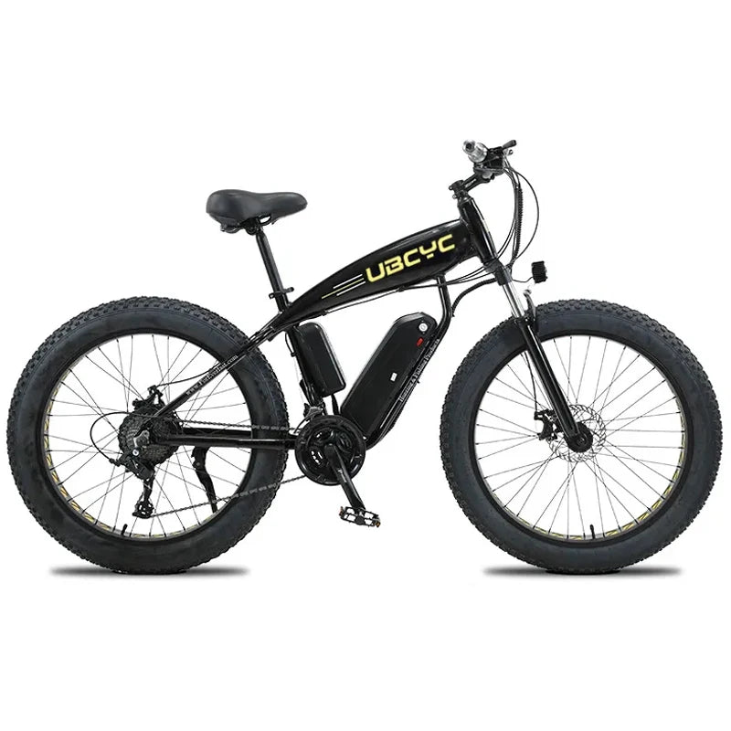 Factory Wholesale Ebike CE 1000w 48V Electric Mountain Bike Carbon Steel Fat Tire E Bike 26" Cheap Snow Beach Cycle for Men